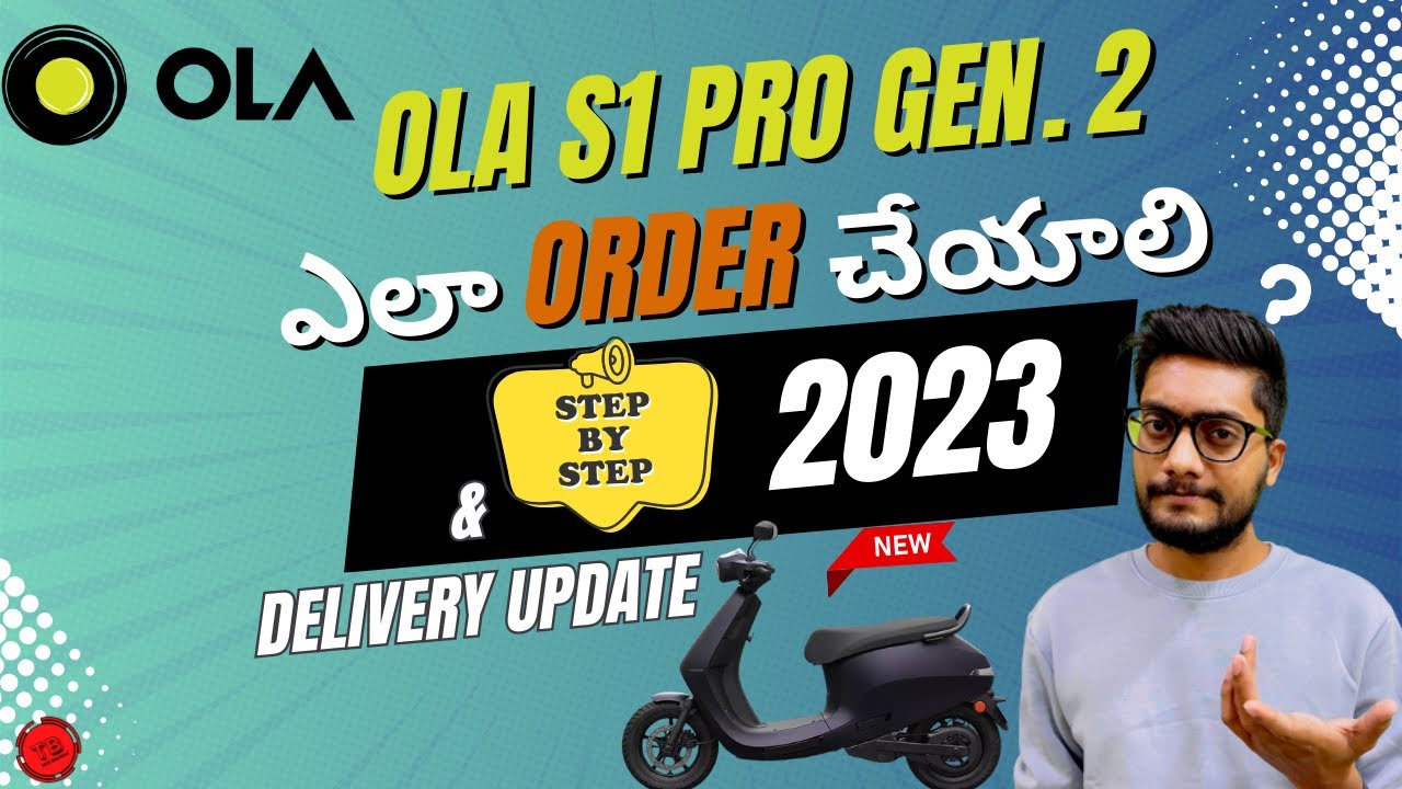 How to Book OLA S1 Pro Gen 2 Scooter Online in TELUGU | OLA S1 PRO Gen  2 Delivery Update