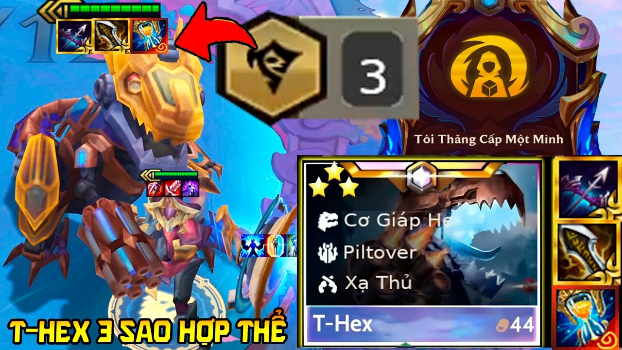2-1 ĐÃ CÓ T-HEX - TÔI THĂNG CẤP 1 MÌNH TIẾN HÓA THÀNH QUÁI VẬT 3 SAO TẠO RA SIÊU QUÁI VẬT BẤT TỬ!