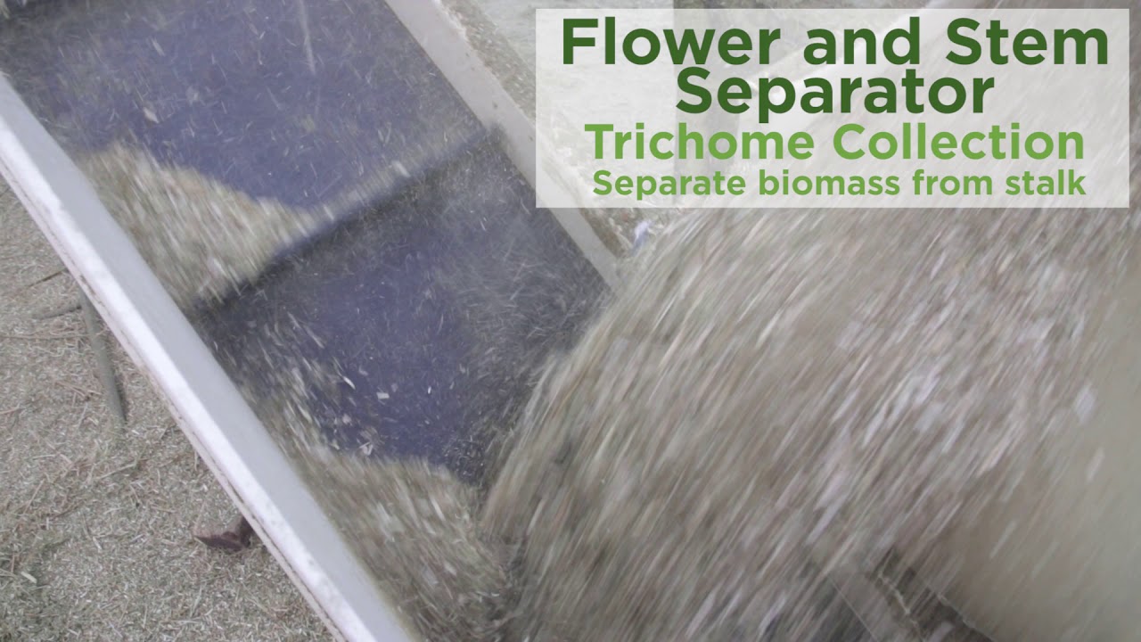 Hemp Flower and Stem Separator