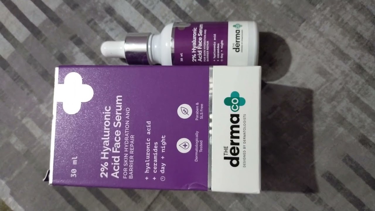 Derma co Hyaluronic acid face serum #productreview #thedermaco #hyaluronicacid