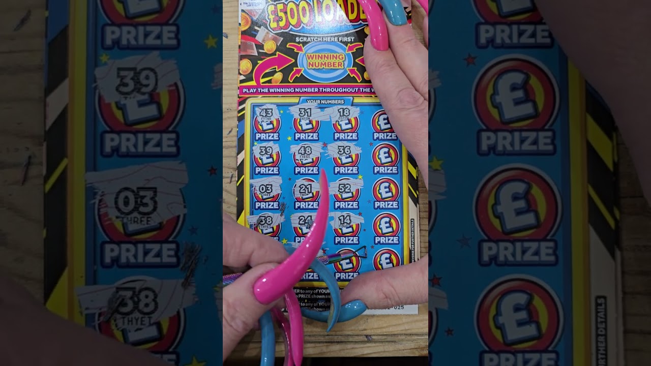 500 loaded  £25  can we win by ⚡️⚡️ alone  national lottory scratch cards 