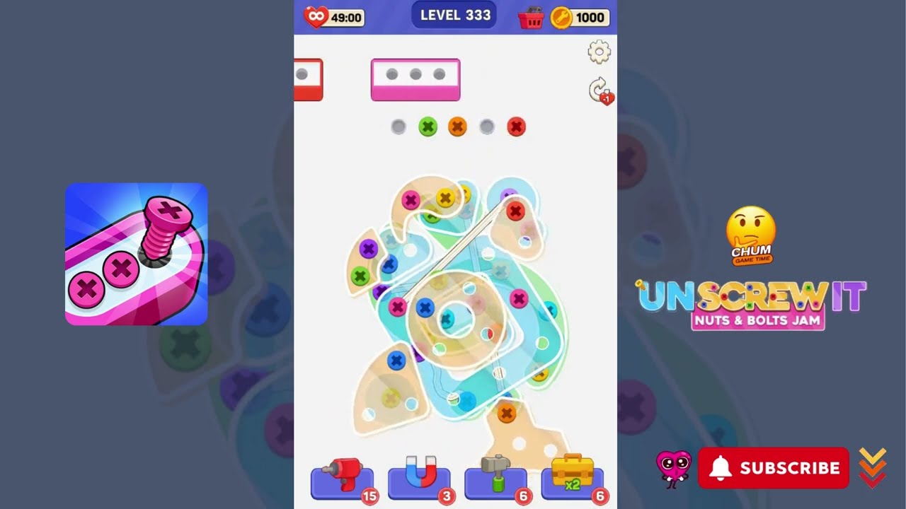 Screw Out: Jam Puzzle - Level 333 - Gameplay walkthrough
