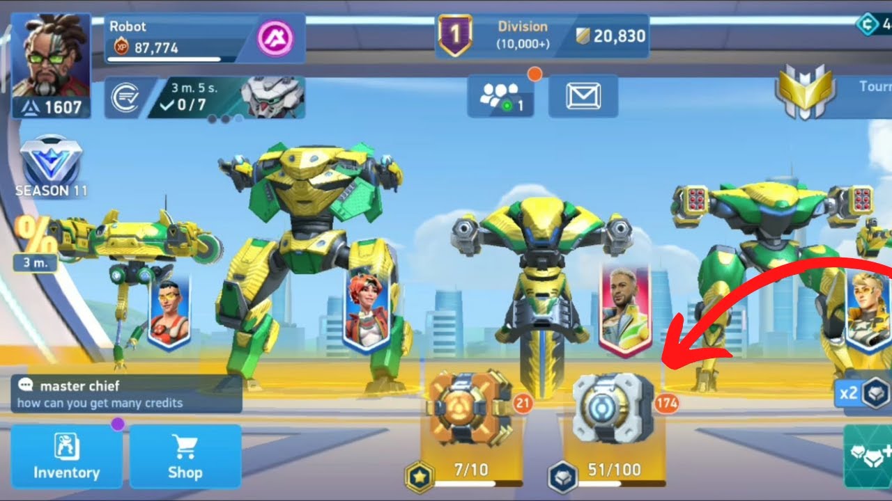 175+ Silver Crate Opening | Mech Arena | Robot