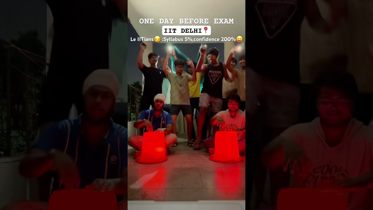 POV: Kal exam hai, Aaj Dance hai🤣#iit #exam #collage #dance