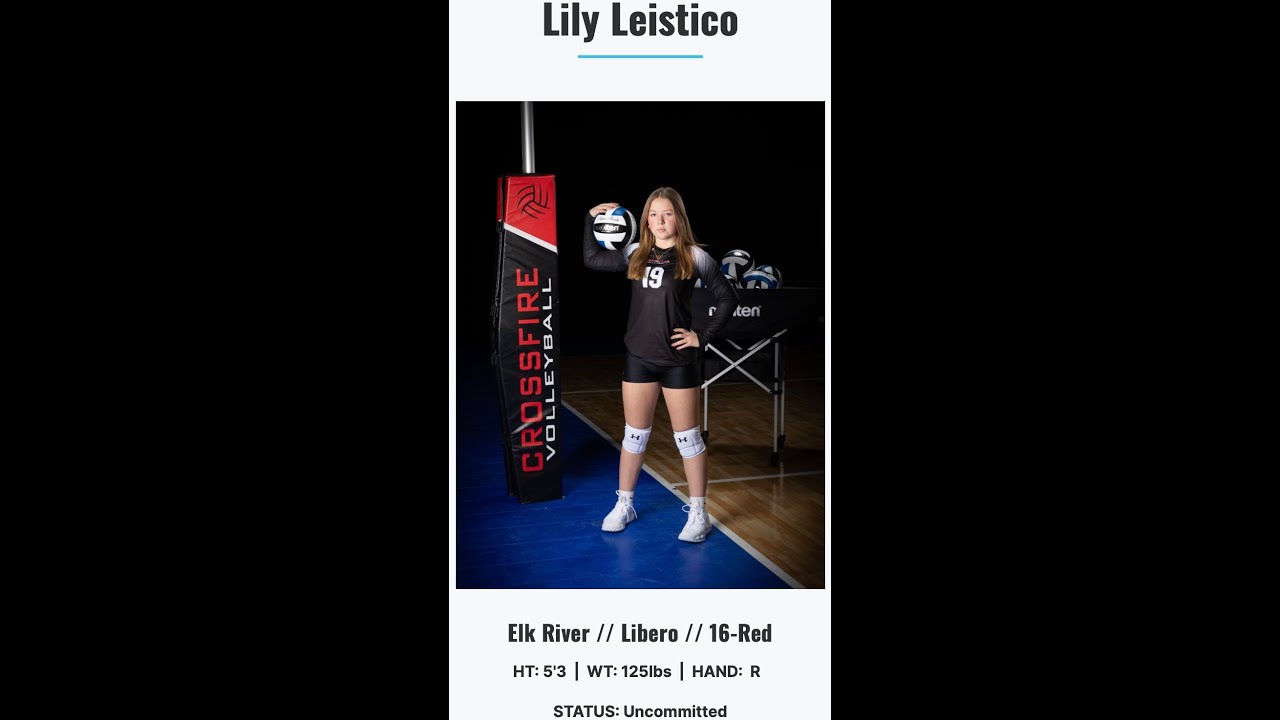 Lily Leistico Libero #19 Serve Receive