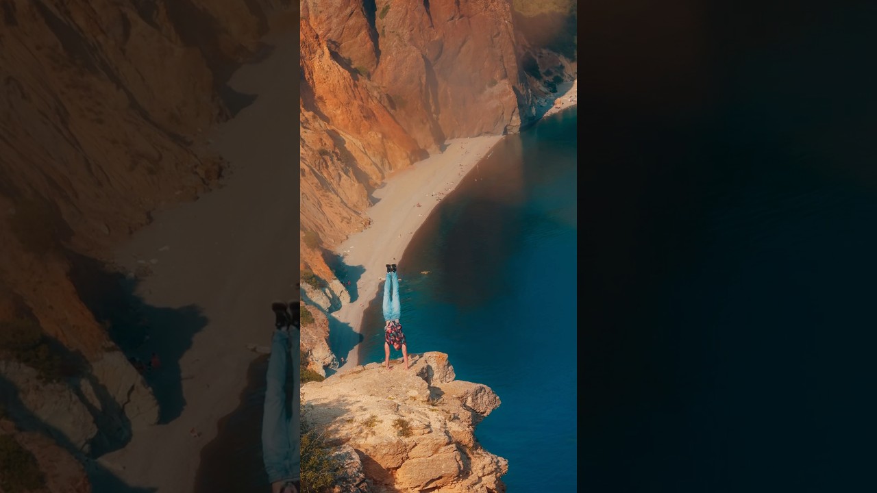 Зажигаю на обрыве . Не повторять #creativestyle #amazing #bestvideo #backflip