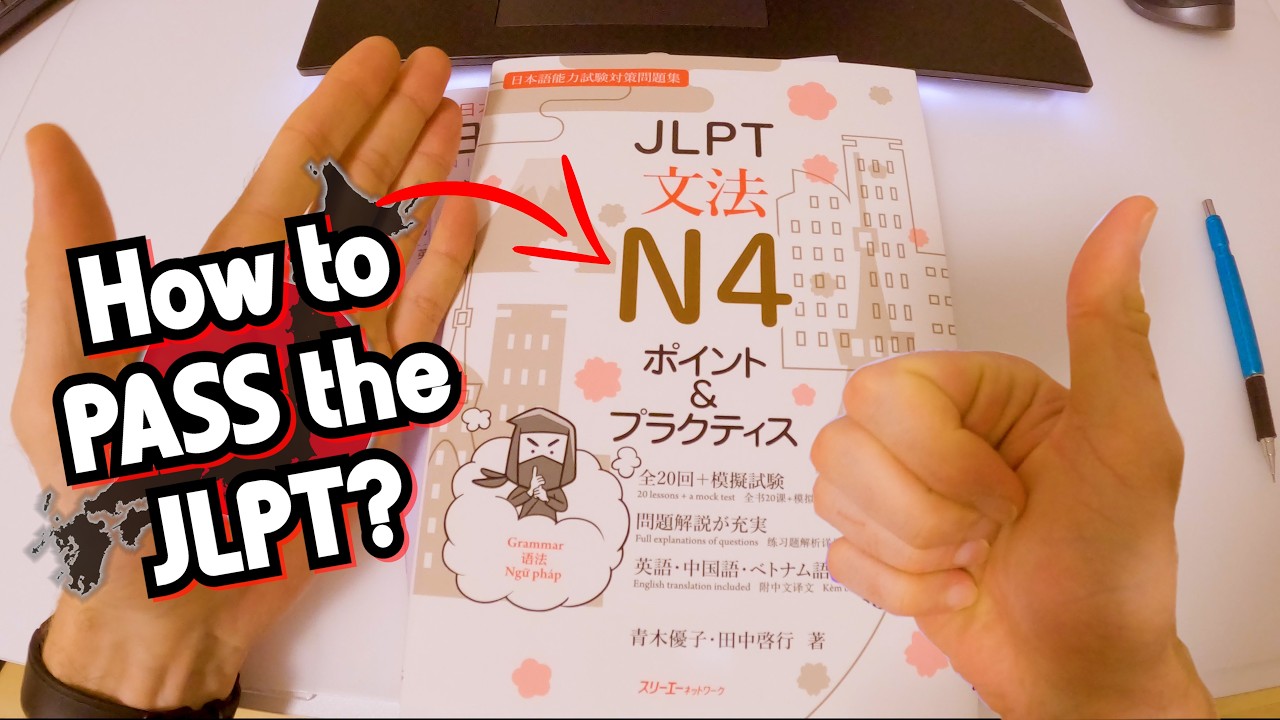 #JLPT N4 Study Textbooks! (Practice Kanji Grammar Reading Listening and MOCK TESTS)