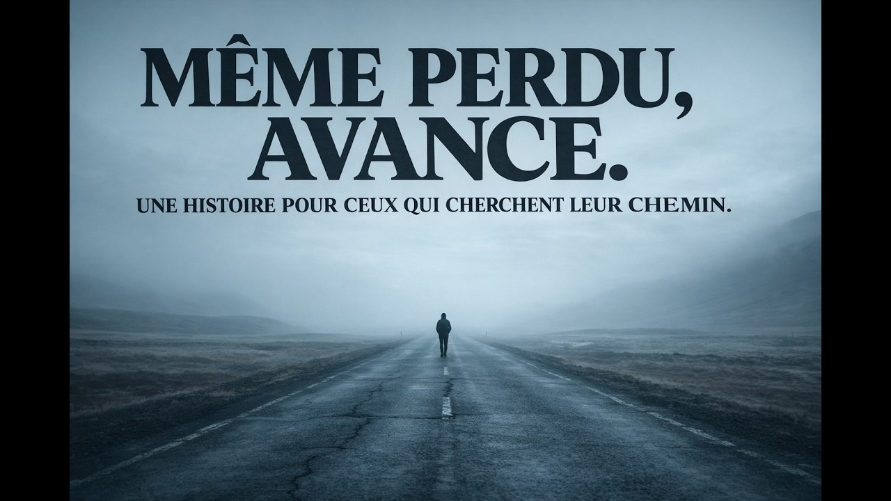 Même perdu, avance : ce message peut te sauver quand tout va mal