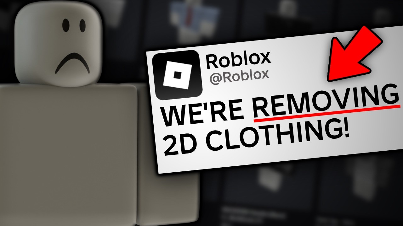 Roblox УДАЛЯЕТ 2D-одежду