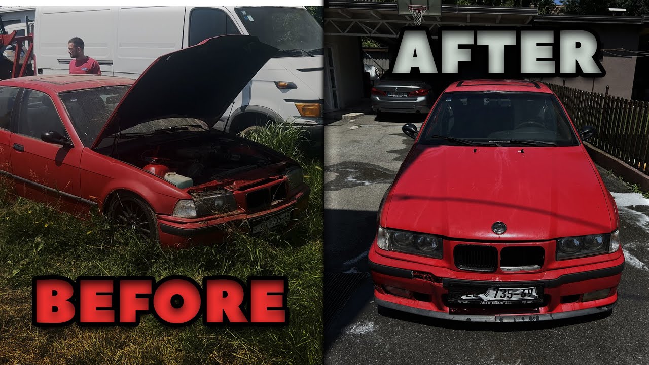 ABANDONED BARN FIND! | BMW E36 | First Wash in Years!