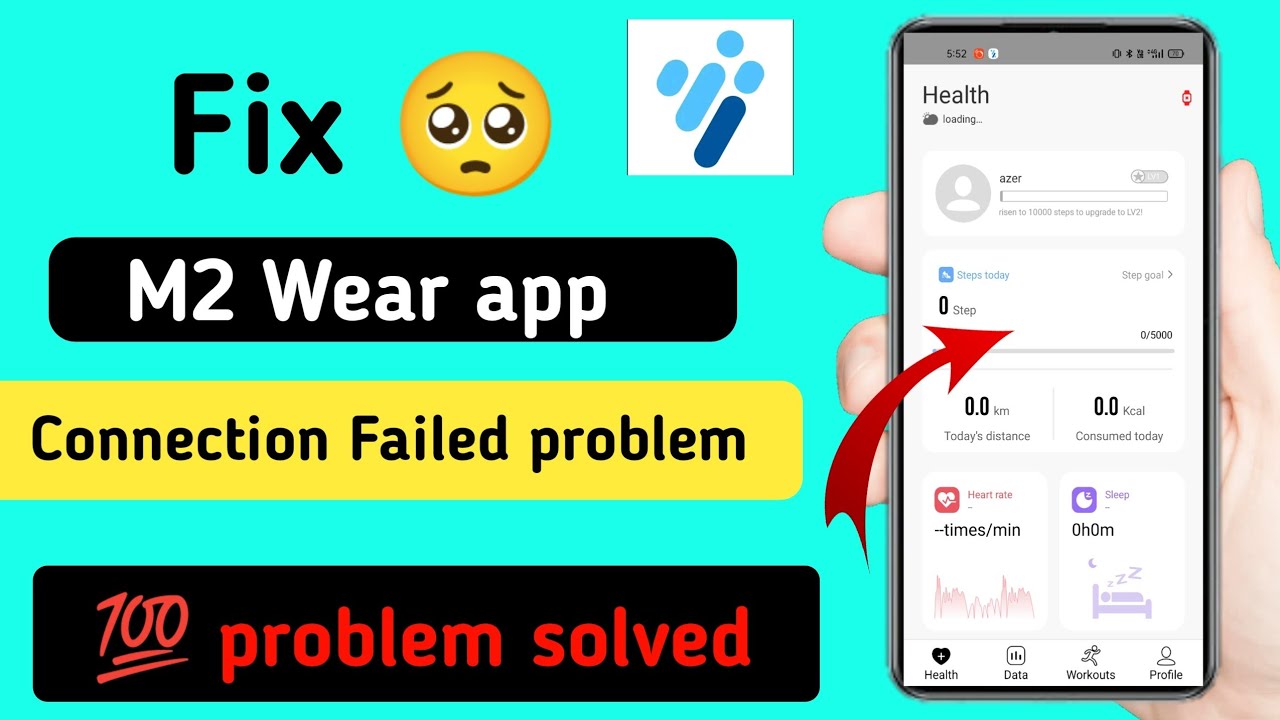 m2 wear app connection failed problem | m2 wear app not working