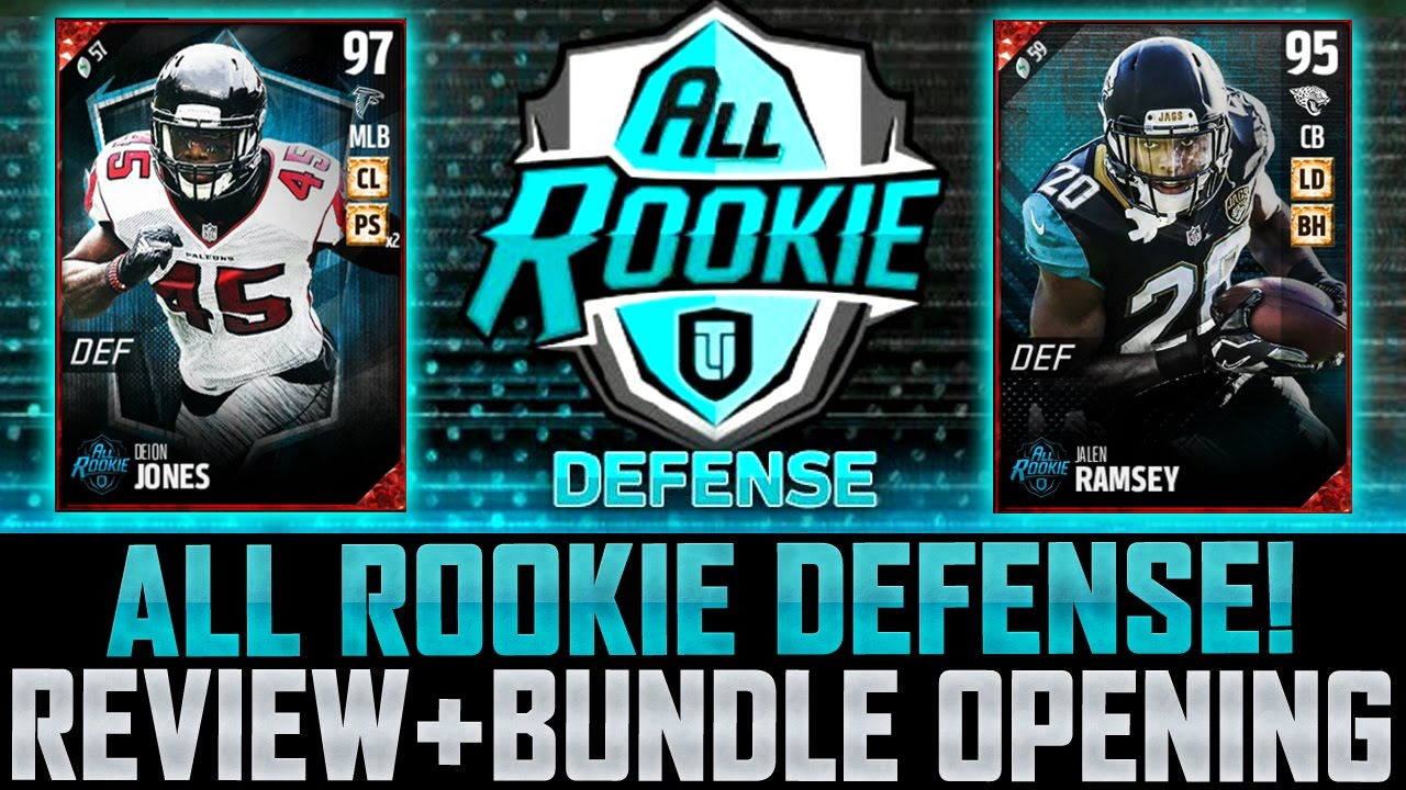 ALL ROOKIE DEFENSE! OVERVIEW OF ALL CARDS AND BUNDLE OPENING! | MUT 17