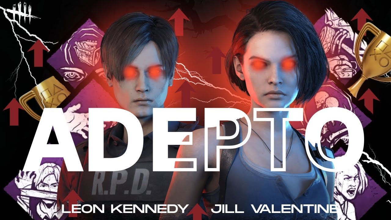 FIZ O ADEPTO INSANO DO LEON KENNEDY E JILL VALENTINE! - DEAD BY DAYLIGHT