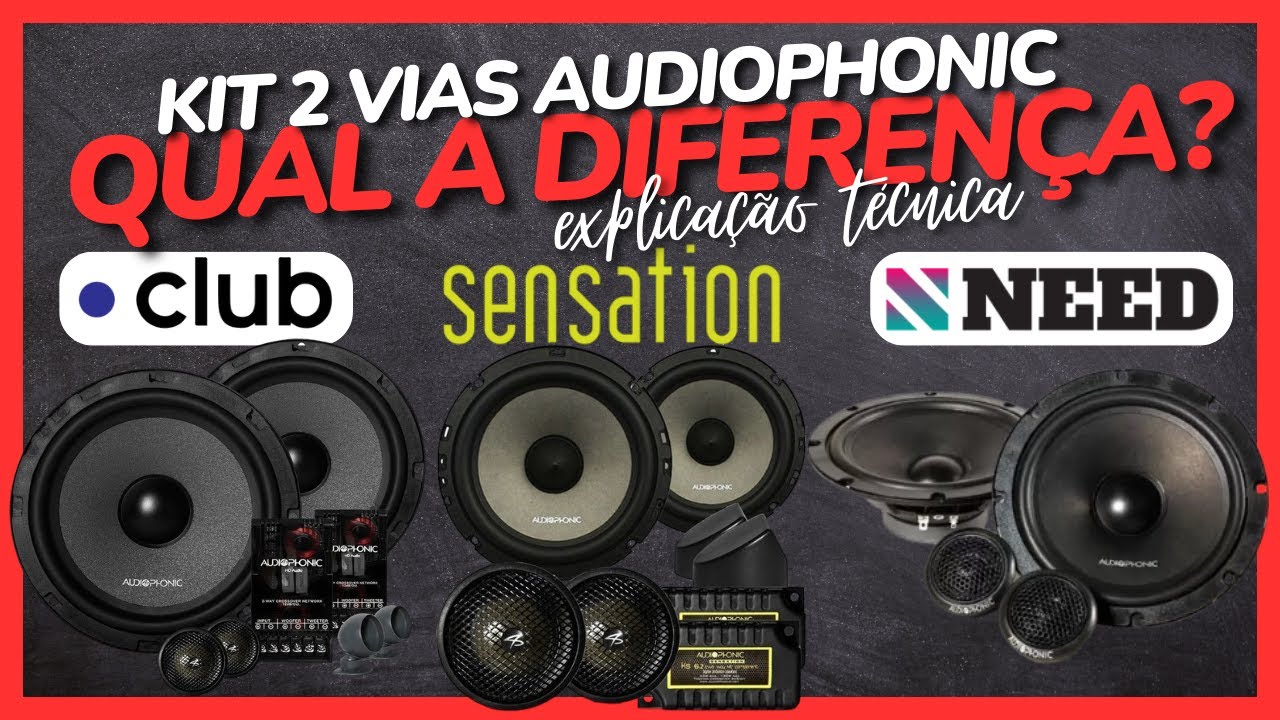QUAL A DIFERENÇA ENTRE O KIT 2 VIAS NEED PARA O SENSATION E O CLUB - QUAL MODELO  2 VIAS ESCOLHER
