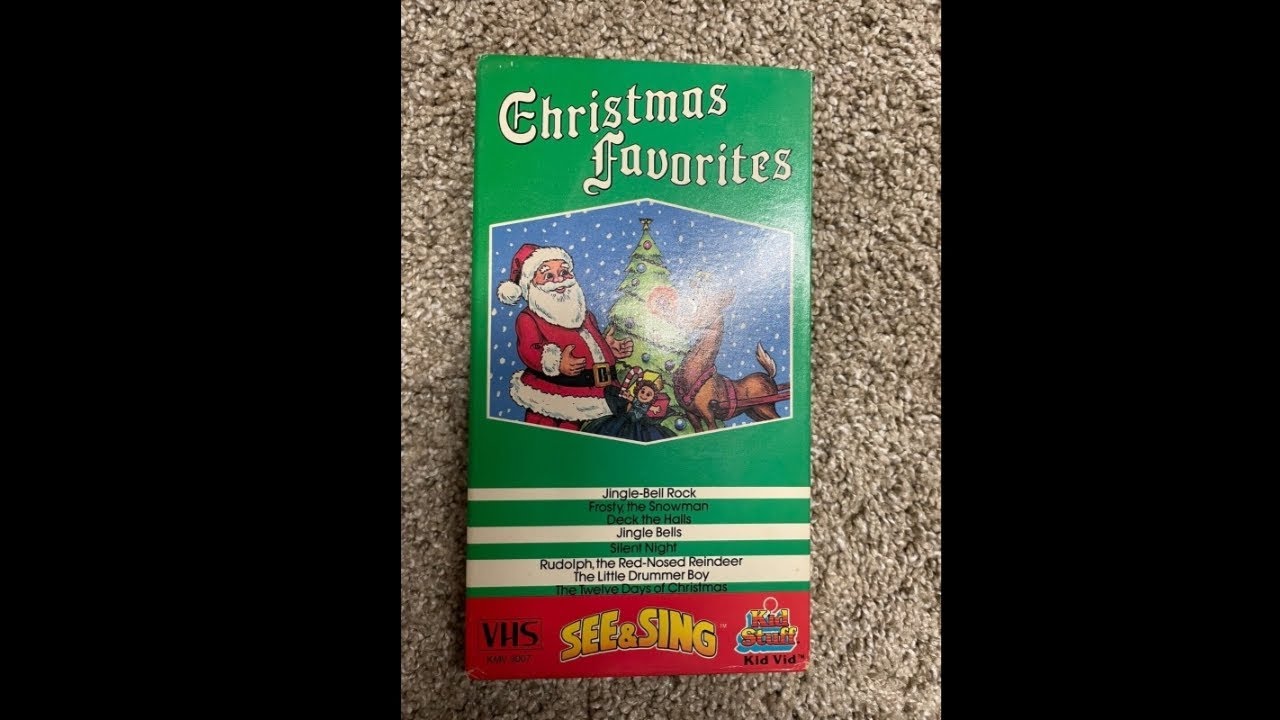see and sing christmas favorites vhs 1985