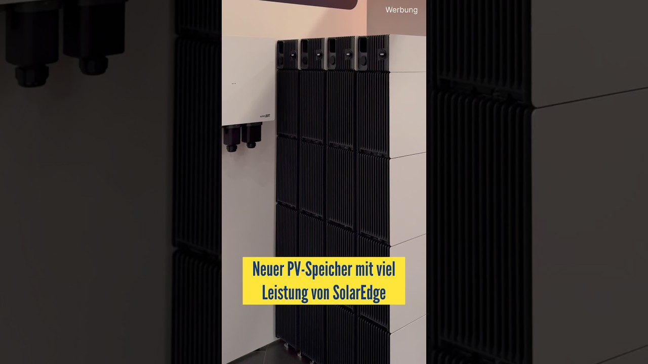 Neuer Stromspeicher f&uuml;r Photovoltaik Anlagen - SolarEdge Nexis #photovoltaik #speicher #neuheit