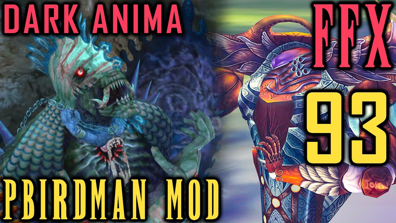 Final Fantasy X - Pbirdman Mod Walkthrough - Part 93 - Dark Anima Boss Battle (Road To Penance)