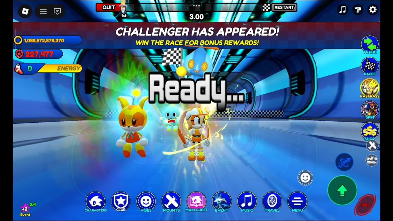 Sonic Speed Simulator | Racesuit Cream Gameplay Part 73