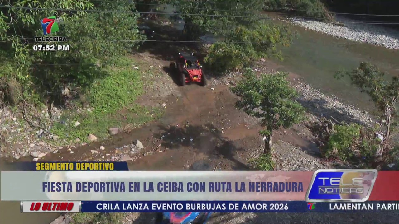 Fiesta deportiva en La Ceiba con ruta La Herradura