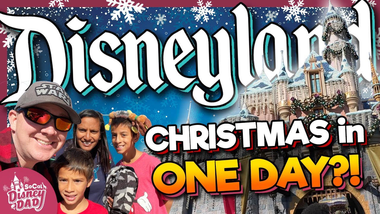 Can You Do CHRISTMAS at Disneyland in ONE DAY?