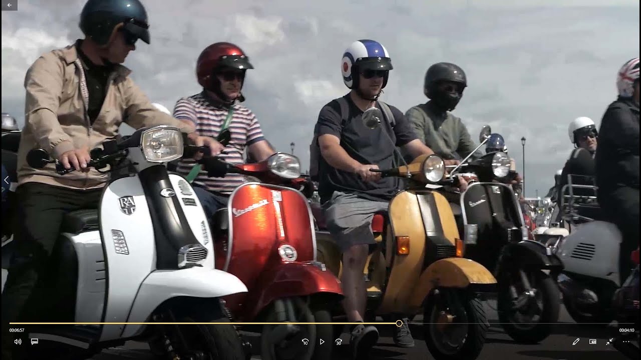 Isle of Wight Scooter Rally 2022  ...a very British gathering!