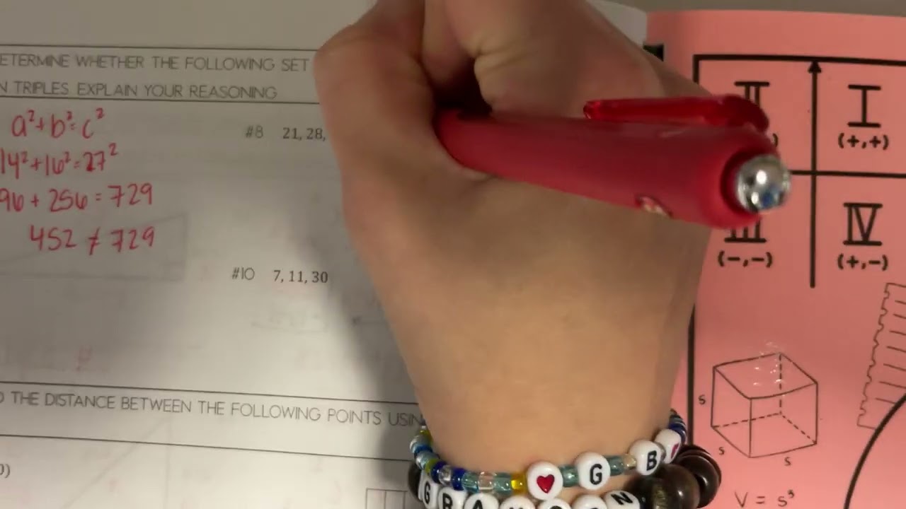 Pythagorean Theorem Study Guide