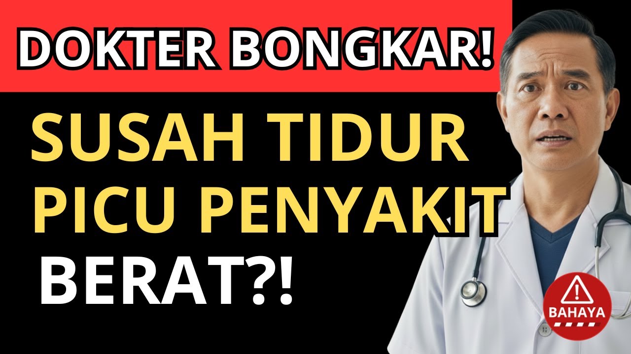 DOKTER BONGKAR‼️SUSAH TIDUR PADA LANSIA BISA MEMICU PENYAKIT BERAT
