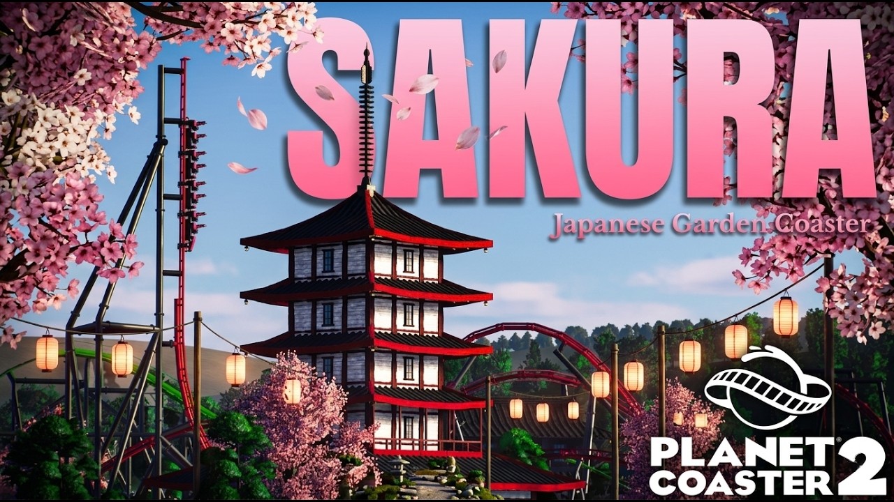 Building a Japanese Garden Coaster Area in Planet Coaster 2