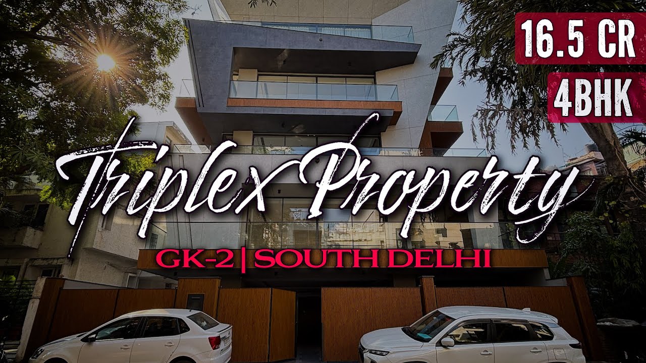Best Luxury Apartment in South Delhi | 4 BHK Triplex in Gk-2