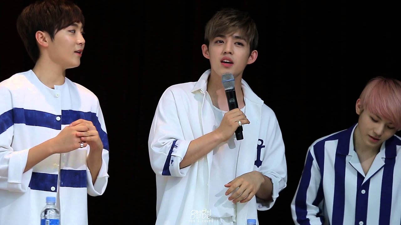 150726 대구팬사인회 세븐틴(SEVENTEEN) 에스쿱스(SCOUPS) - 노래도하고랩도하고