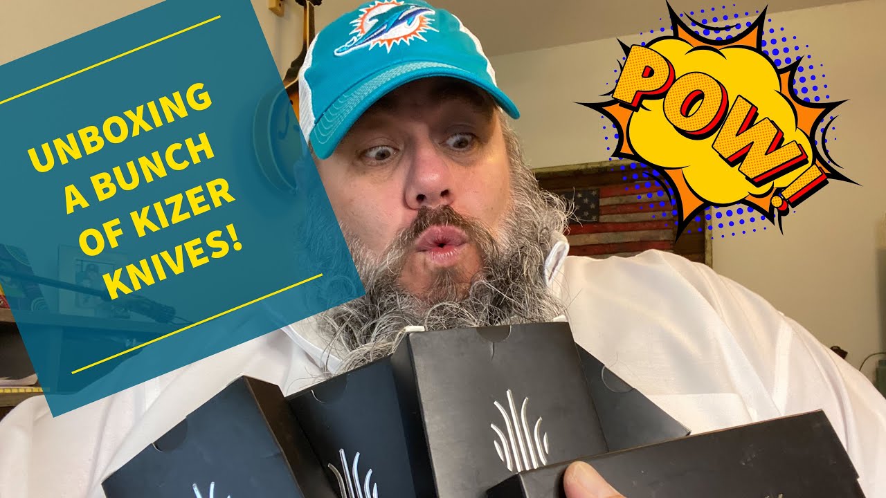 BIG HAUL OF KIZER KNIVES - UNBOXING & FIRST IMPRESSIONS ⚔️