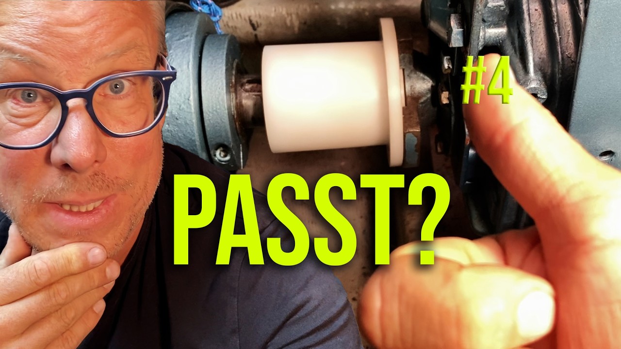 4 - DIY Motor und C-Drive ausrichten - PERKINS PRIMA M50 in Amel Santorin (Pt 4) | Hafenkino Technik