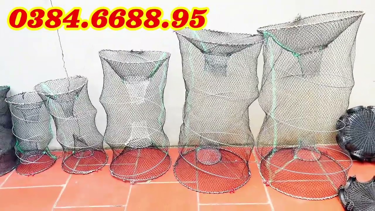 🔥🔥DẬP BẪY CUA - LỢP VUÔNG BẪY CUA ĐỒNG CUA BIỂN ☎️0384.6688.95