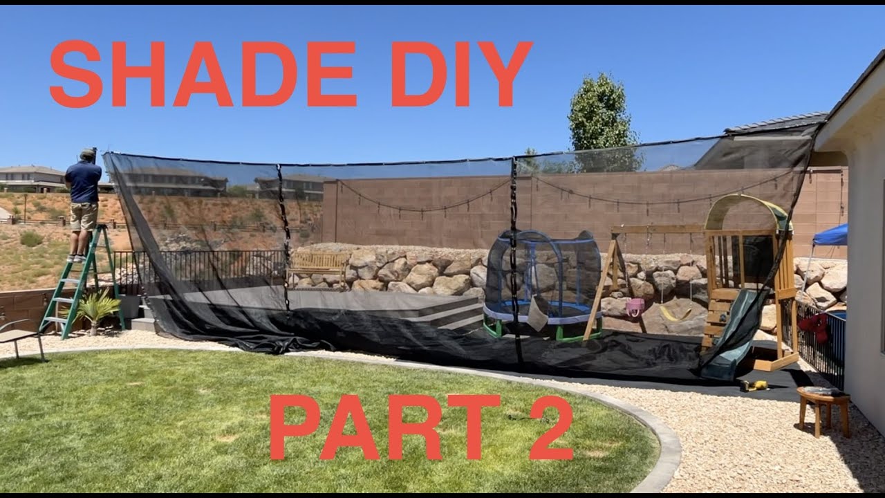Shade Sail and Mesh Tarp DIY (PART 2) - Two Month Followup