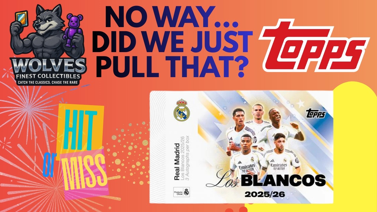 👉 Topps LOS BLANCOS Real Madrid 25/26 🤯 INSANE Box Opening!