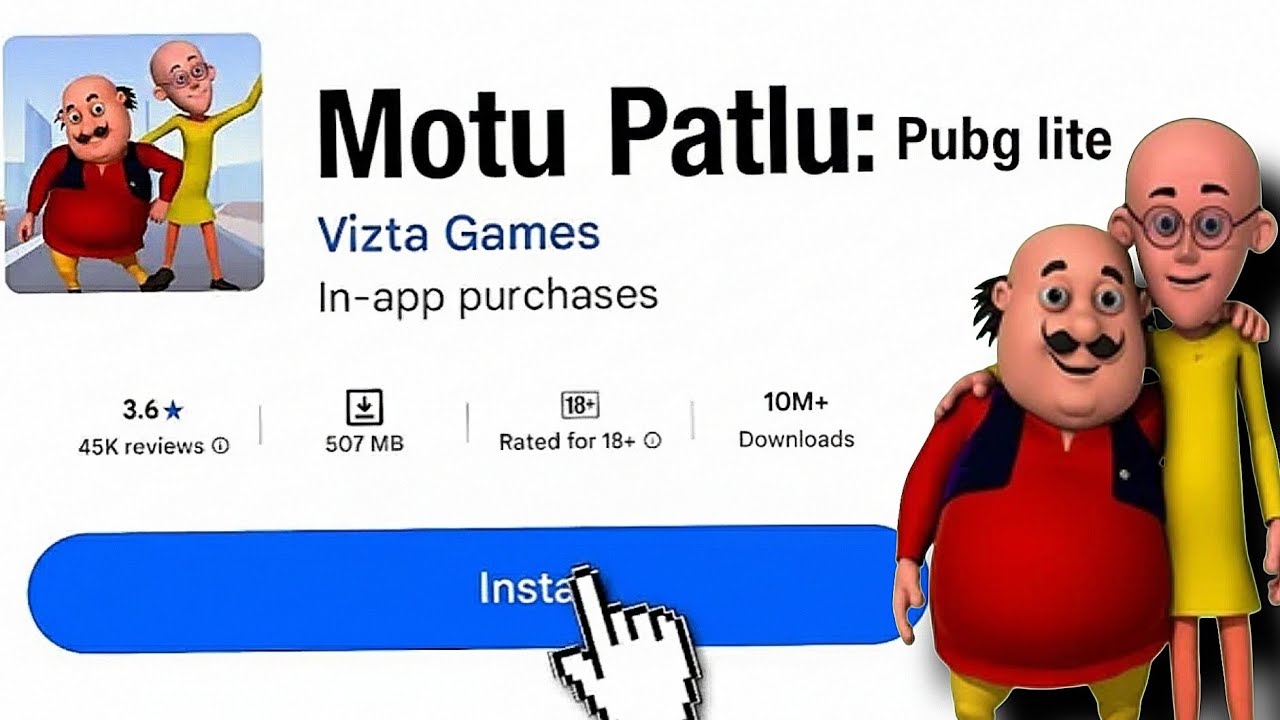 I Tried Polular Motu Patlu Copy Games😍 On Play Store