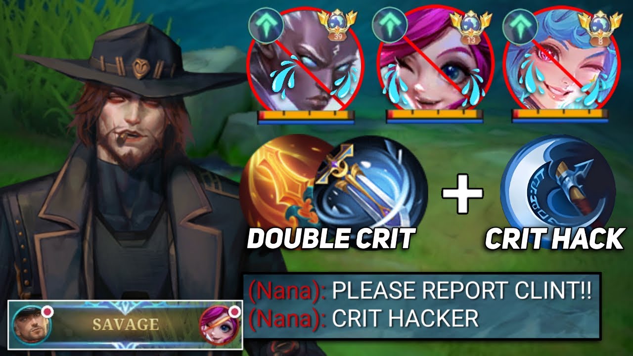 WHEN GLOBAL CLINT ABUSING THE NEW DOUBLE CRITICAL ONE SHOT BUILD!😱 (CRITICAL HACK) -MUST TRY THIS!