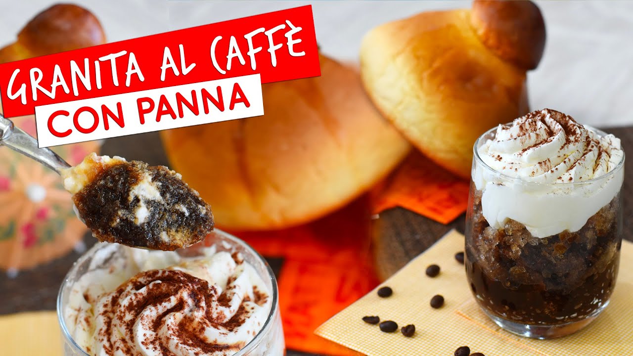 Granita al caffè con panna senza gelatiera: ricetta facile siciliana