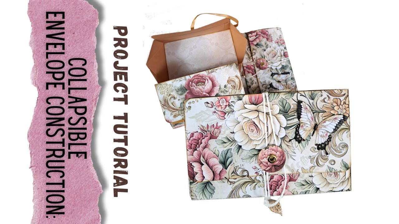 Junk Journal Collapsible Envelope Tutorial | Free Fussy Cut Clipart #Freebies #junkjournaltutorials