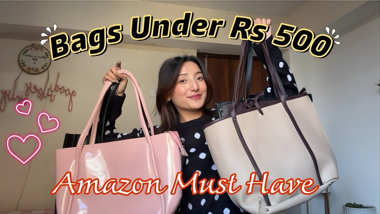 Must Have Tote Bags Under *Rs500*😍Office & Casual Finds💋Amazon Collection👏Gangtok Sikkim❤️
