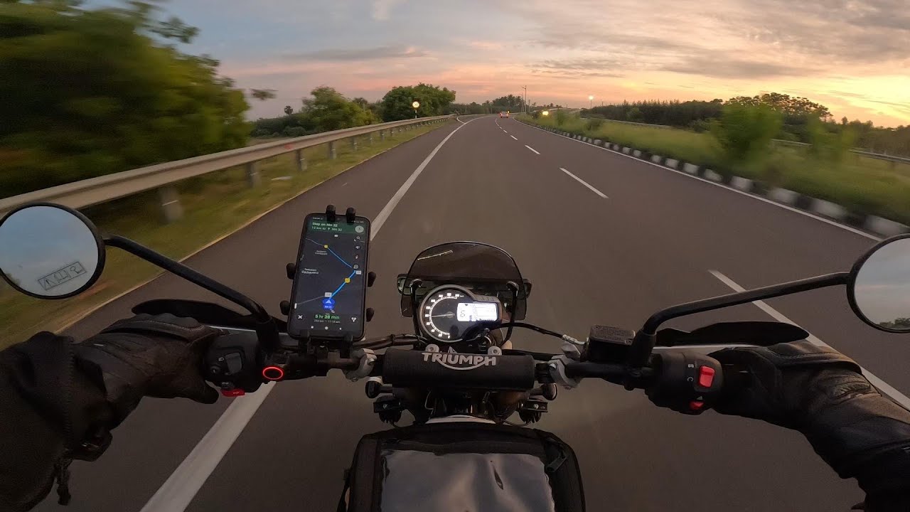 Pondicherry to Bengaluru on Triumph Scrambler 400X | Weekend Ride | Vlog 05