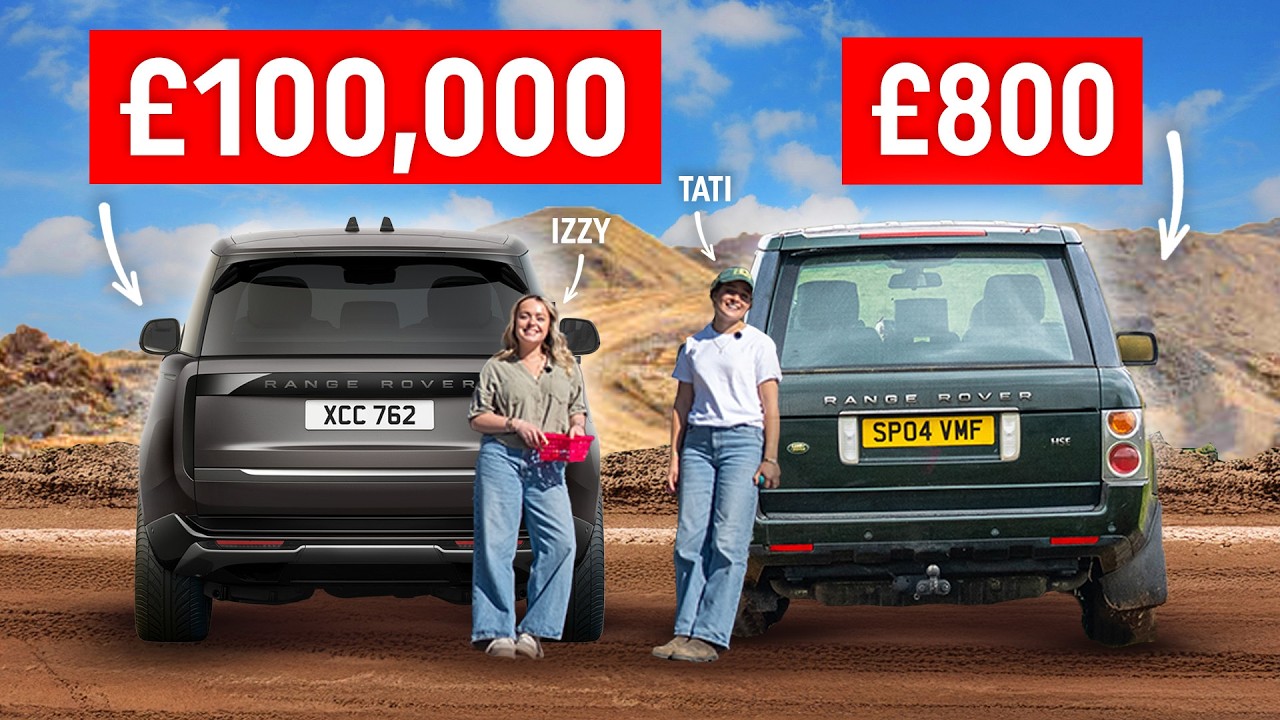 Izzy Hammond's £800 Range Rover VS £100,000 NEW Range Rover!