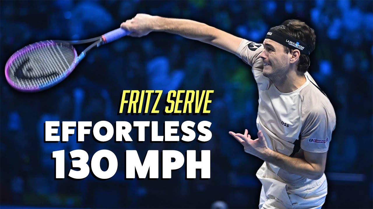 How Taylor Fritz Generates Effortless Serve Speed (Add MPH Without More Effort)