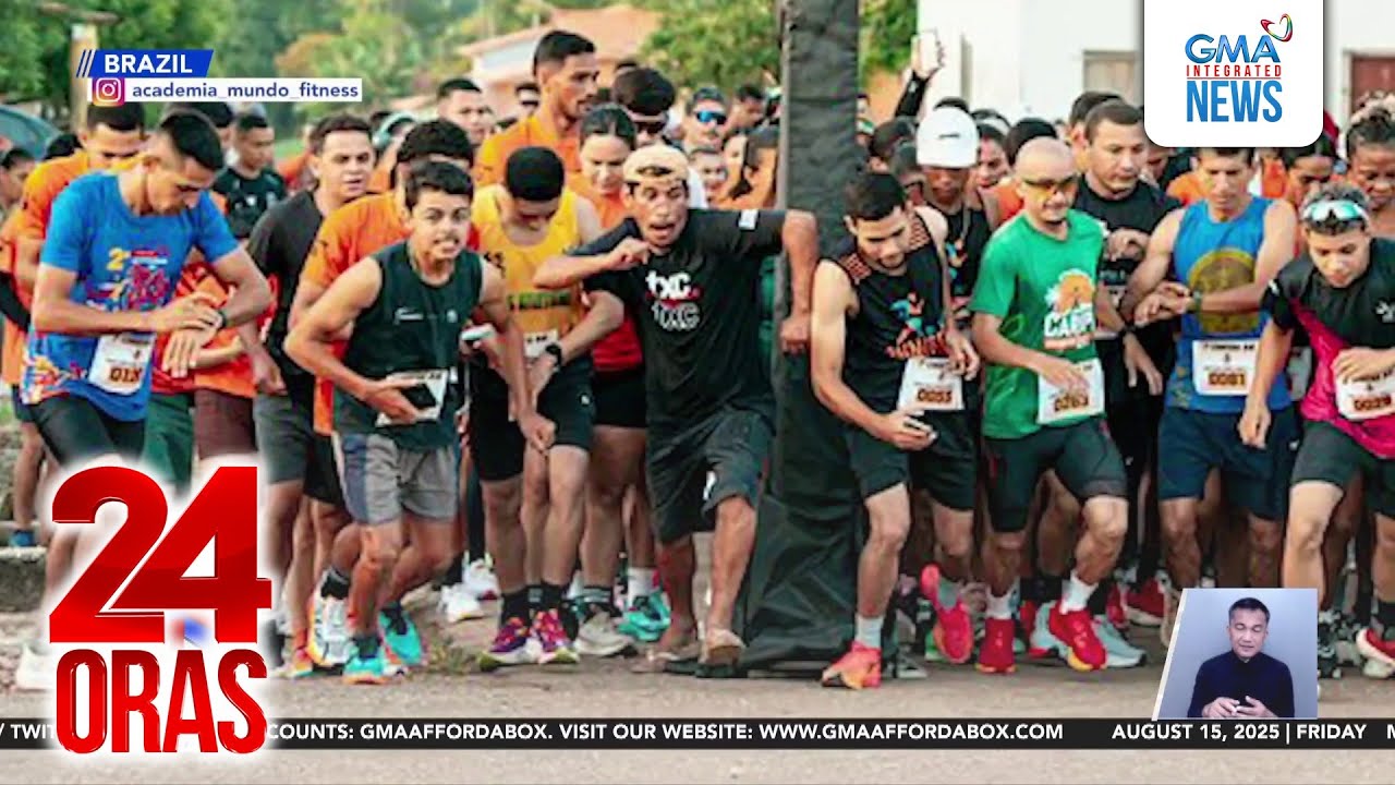 Lasing na nakitakbo sa 8KM Fun Run nang naka-tsinelas, naging finisher! | 24 Oras