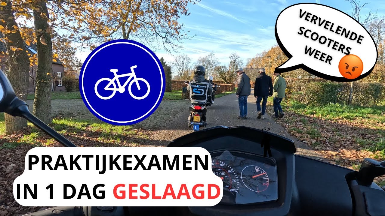 🚨 PRAKTIJKEXAMEN SCOOTER – TWEE TOPPERS ZIJN GESLAAGD ❤️🧠💪