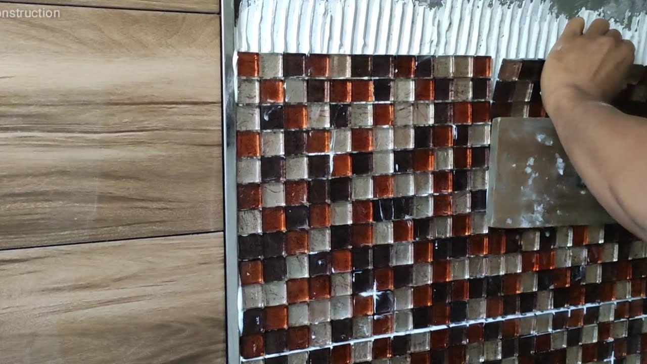 Technic memasang mosaic