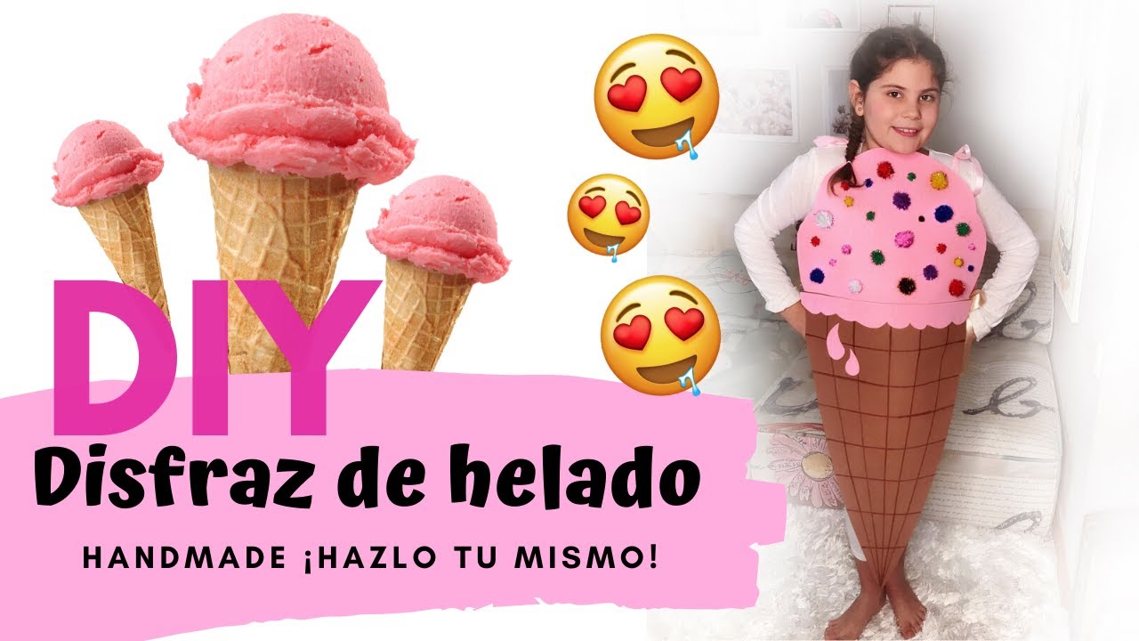 DIY 🍦 Disfraz de helado ¡hazlo tu mismo! | evaevuxxy Carnaval  ♥
