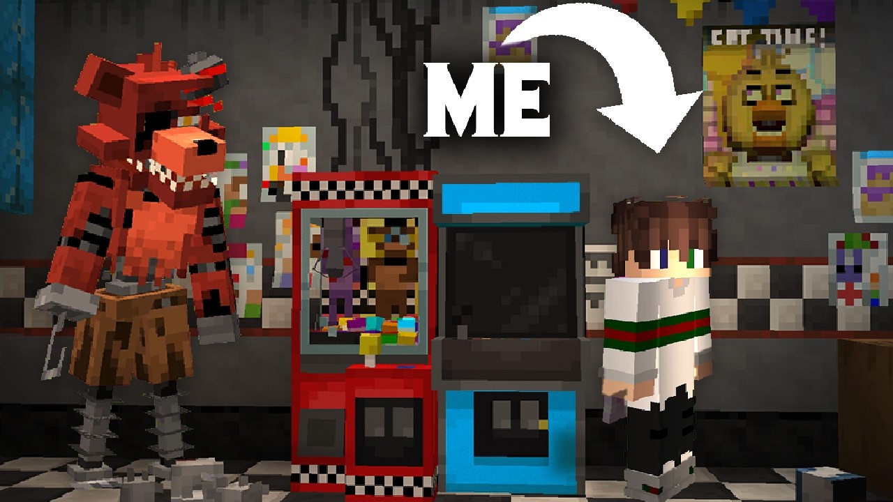Making Five Nights at Freddy's in Minecraft (And trying to survive it)