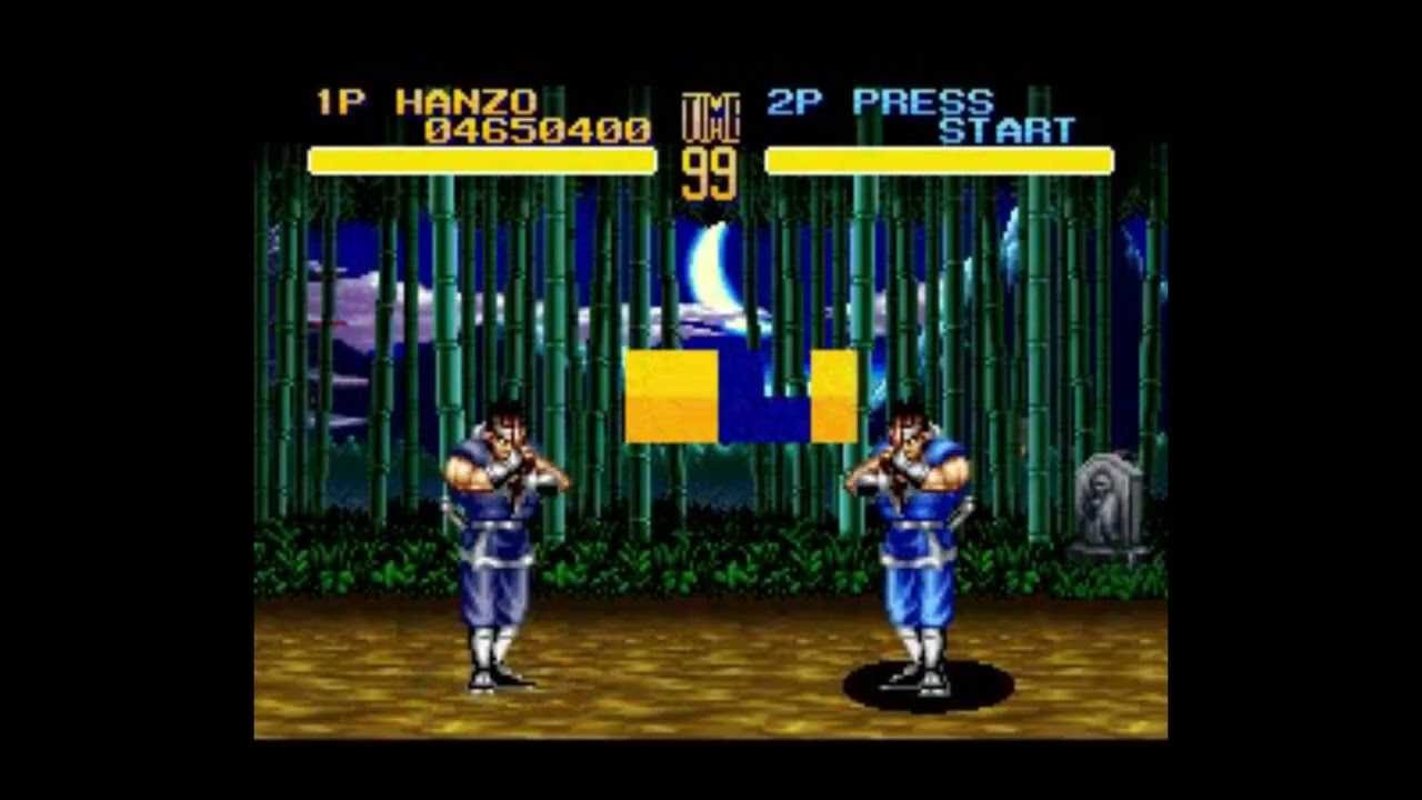 World Heroes 2 (SNES) - Playthrough as Hanzou