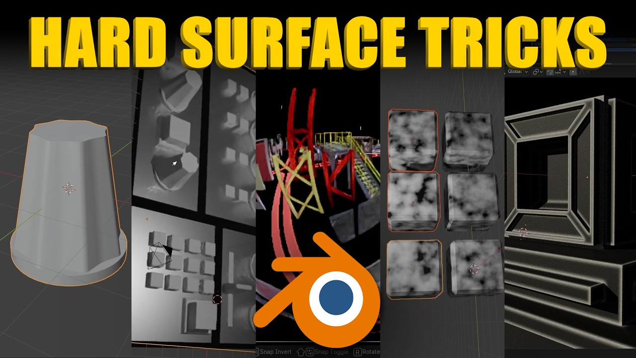 5 полезных приемов работы с твердыми поверхностями в Blender